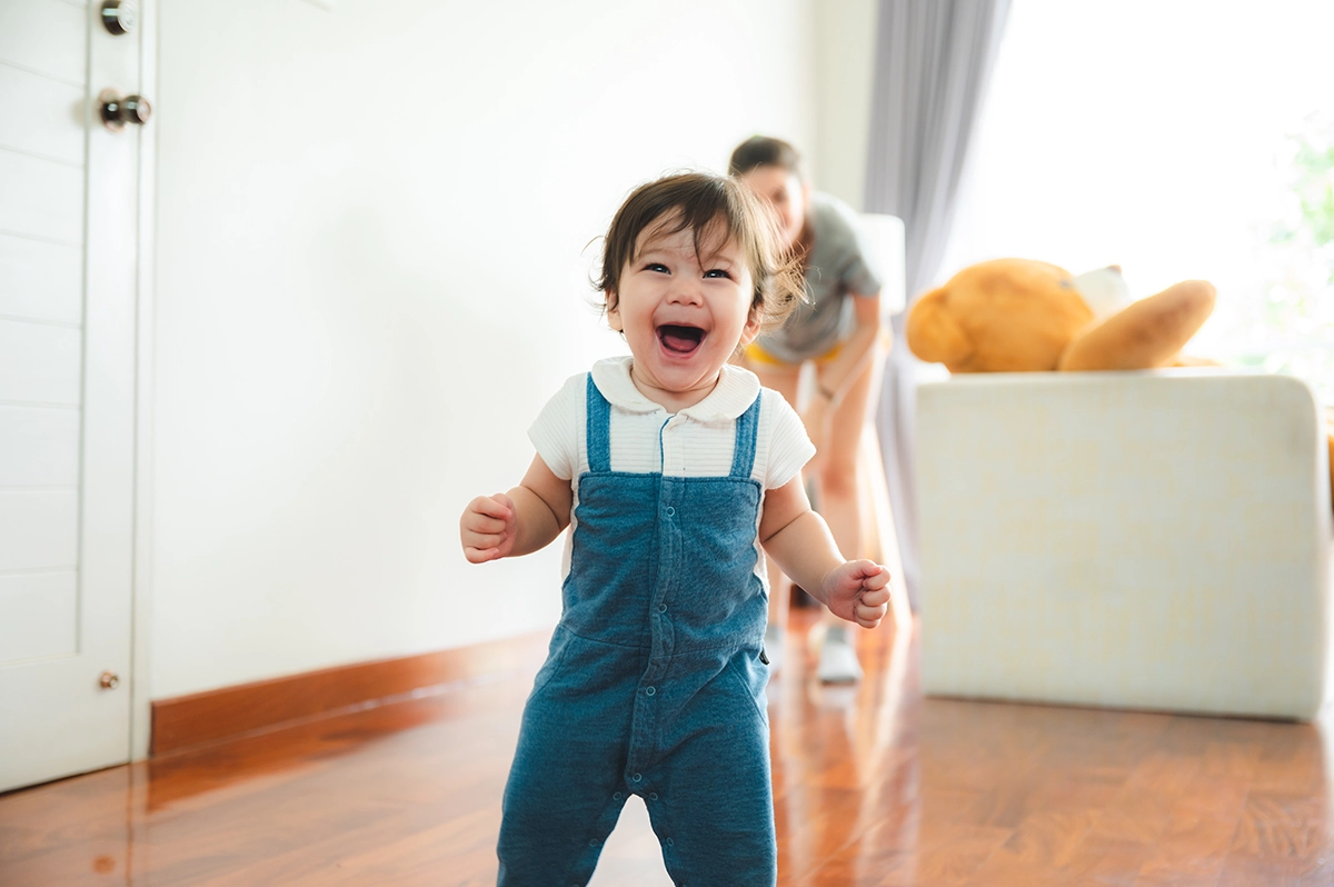 Happy toddler