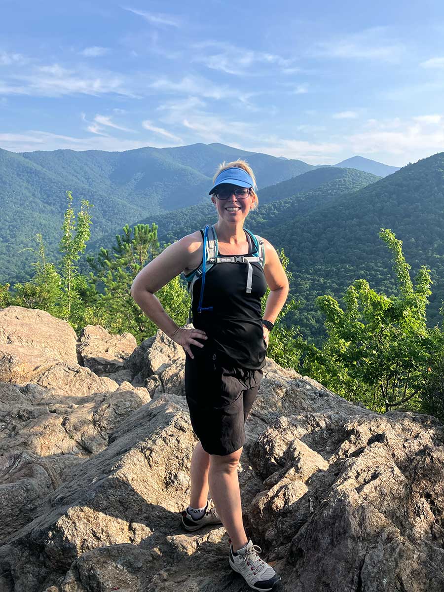 Beth hiking